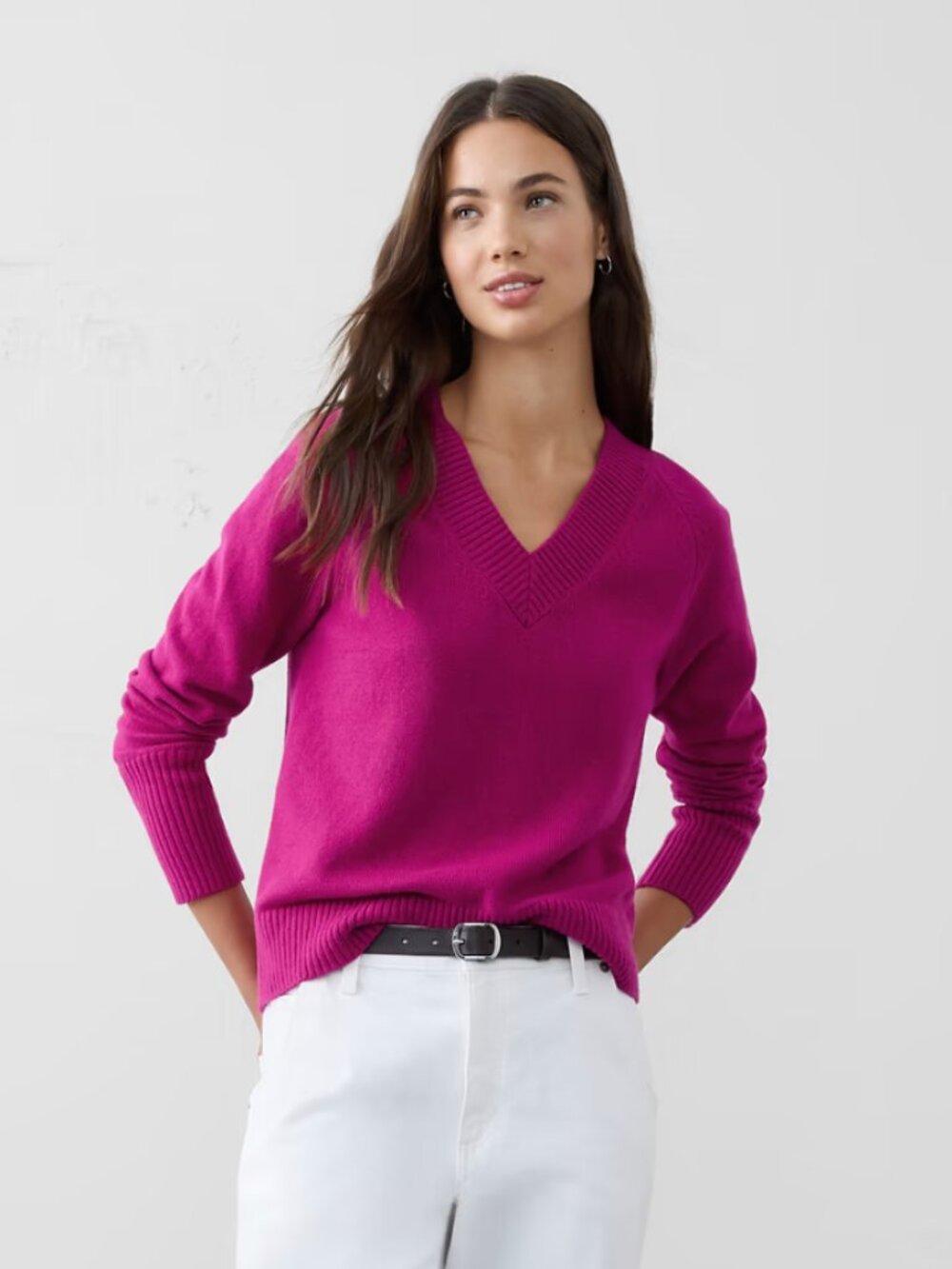 Banana Republic Perfectly Soft V-Neck Sweater